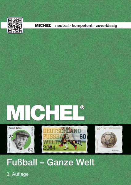 Michel Katalog FUSSBALL Ganze Welt von 2016, 652 Seiten, kpl. in Farbe, Neupreis: 68,00 Euro!