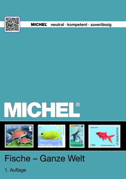 Michel Katalog FISCHE Ganze Welt von 2017, 708 Seiten, kpl. in Farbe, Neupreis: 69,80 Euro!