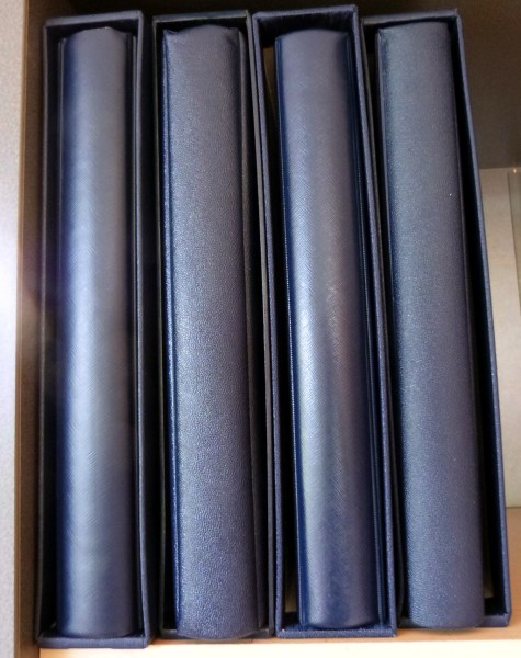 Saubere ** Sammlung aus 1954-2000 auf Safe-Falzlos-Vordruck (ab 1981 Safe-Dual) in 4 blauen Ringbind