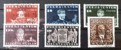 MiNr. 186-191, zentrisch gest. Satz, Mi. 250.-!