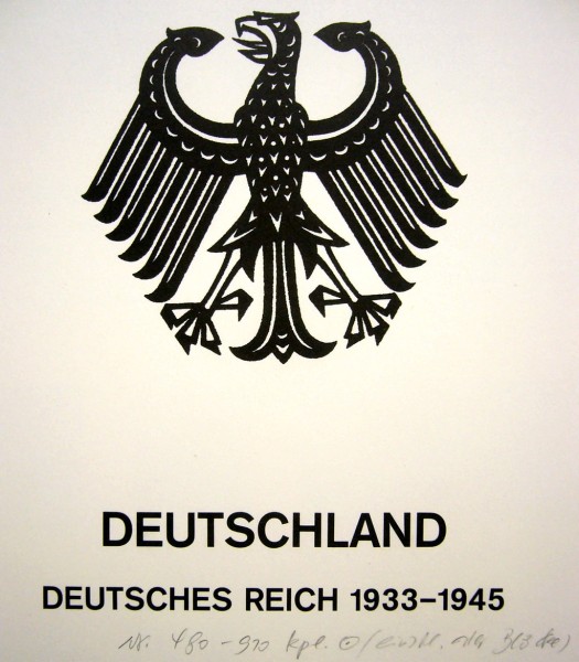 Deutsches Reich 1933-1945, gestempelte Slg. im Lindner VD-Album in den Hauptnummern überkpl., dabei