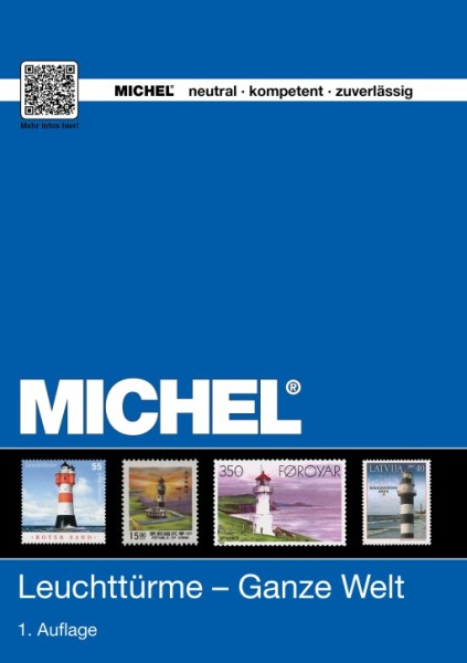 Michel Katalog LEUCHTTÜRME Ganze Welt von 2018, 230 Seiten, kpl. in Farbe, Neupreis: 69,80 Euro!