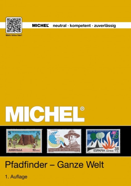 Michel Katalog PFADFINDER Ganze Welt von 2018, 272 Seiten, kpl. in Farbe, Neupreis: 69,80 Euro!