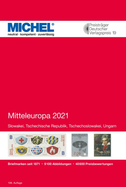 Michel Europa Katalog - Band 2 Mitteleuropa 2021 Mit Slowakai, TschechischeR., Tschechoslowakai, Un
