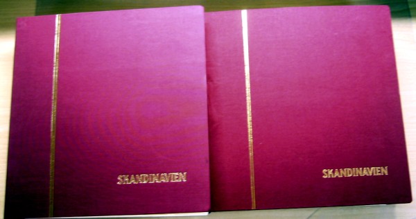 Schweden 1855-2018, gestempelte Sammlung in 2 Schaubek VD-Alben in den Hauptnummern ziemlich komplet