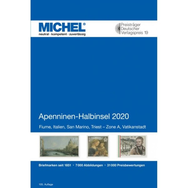 Michel Europa Katalog - Band 5 Apeninen Halbinsel von 2020 - Mit Fiume, Italien, San Marino, Trienst