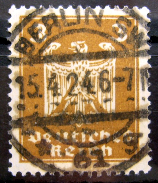 MiNr.355b ideal zentrisch gest. luxus, Mi. 140,-