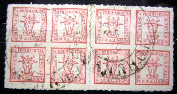 MiNr. 5 a mittig gest. waag. Paar, links kl. Schürfung, gepr., Kurzbefund Berger, Mi. 240,-