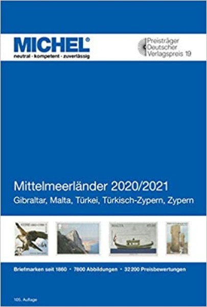 Michel Europa Katalog - Band 9 Mittelmeerländer von 2020/2021 - Mit Gibraltar, Malta, Türkei, Türk.Z