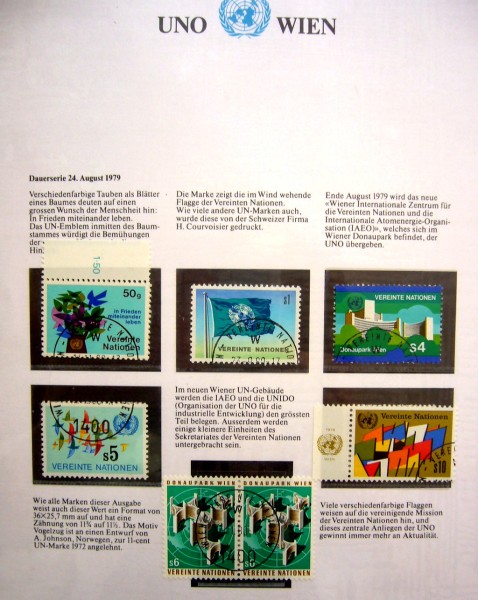 Sammlung 1979-93 im Philswiss Album, meist EESt, dabei auch Faltkarten, Belege, allein fast 40 Klein